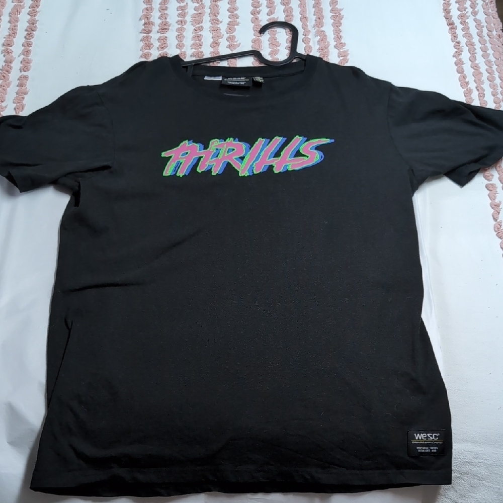 WESC Black Graphic T-Shirt for Men